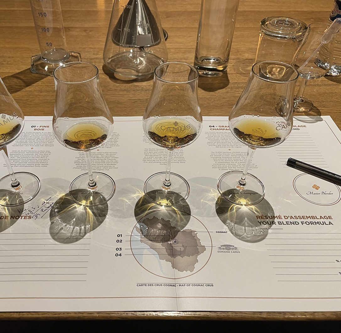 Dégustation d’un cognac d’exception dans une maison emblématique de la région.