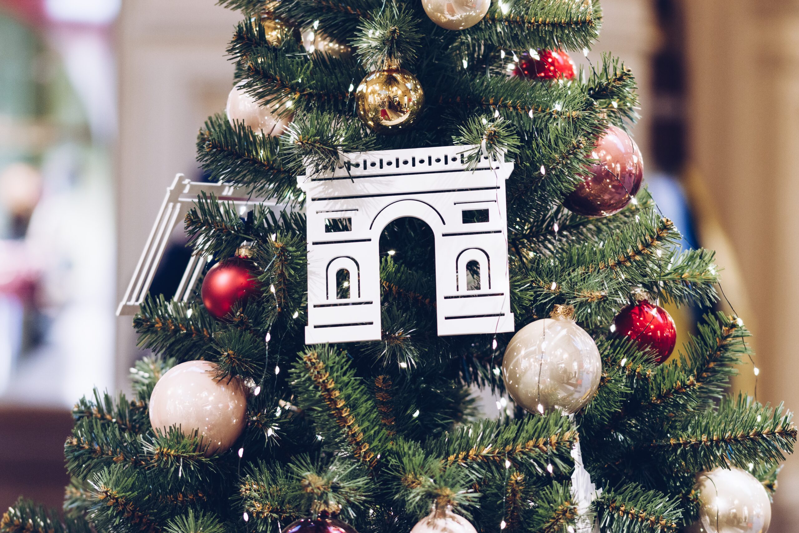 sapin de noël pour illustrer marché de noël