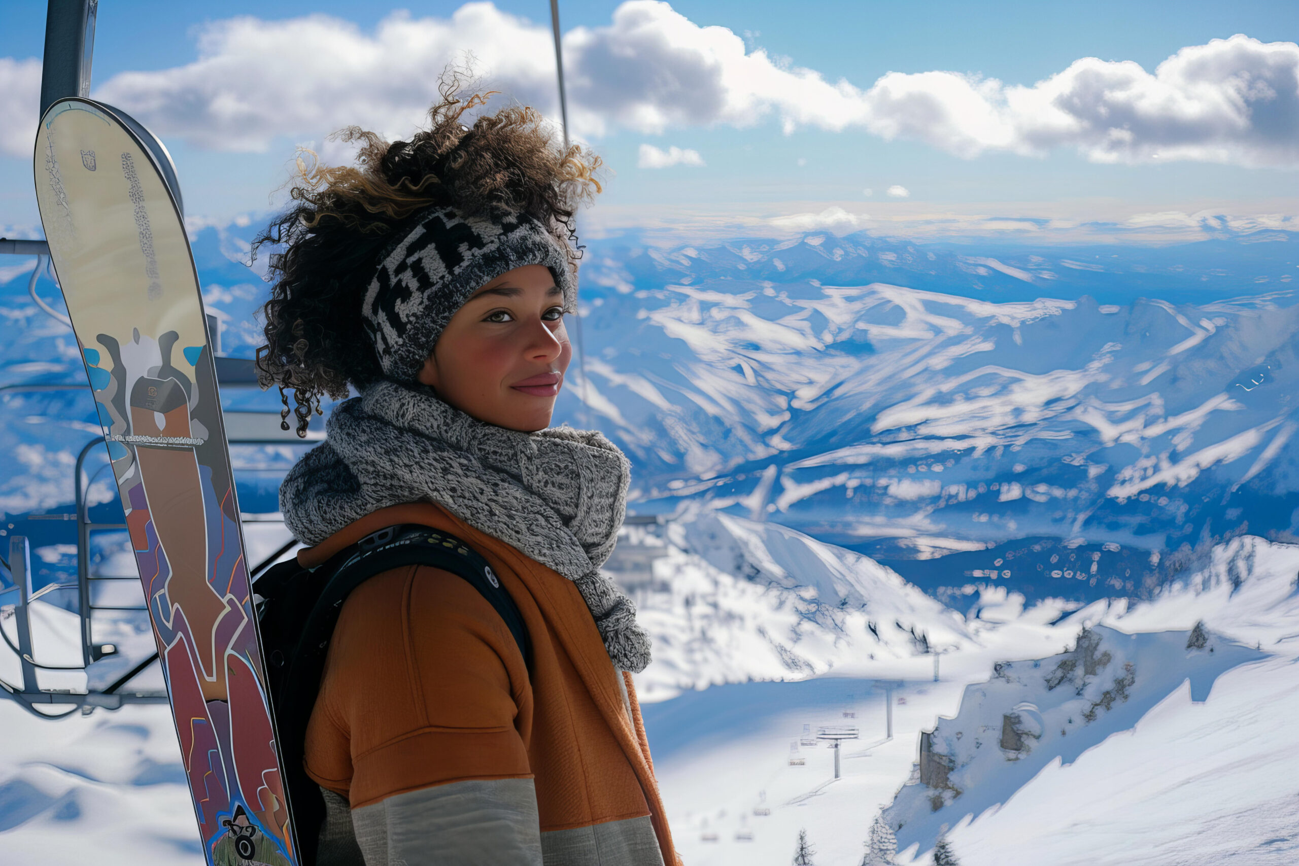 Une personne en vacances